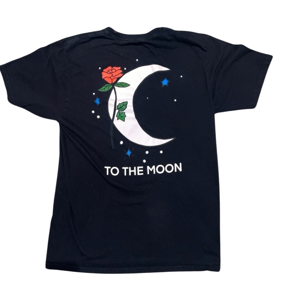 Yours Truly Clothing by Phora To The Moon, To The Stars Size Large Black